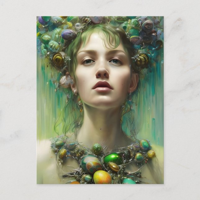 Ostara Goddess Postcard Postkarte (Vorderseite)