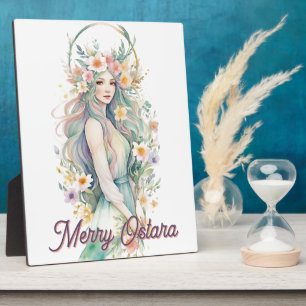 Ostara-Göttin Frühlings-Tagundnachtgleiche Sabbat Fotoplatte