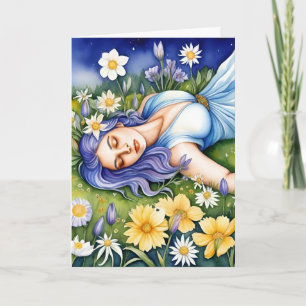 Ostara-Göttin Frühlings-Tagundnachtgleiche Sabbat Karte