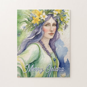 Ostara-Göttin Frühlings-Tagundnachtgleiche Sabbat Puzzle
