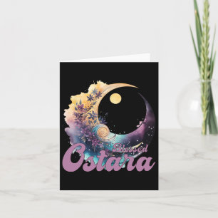 Ostara Ostre Pagan Witchcraft Frühjahrsmond Karte