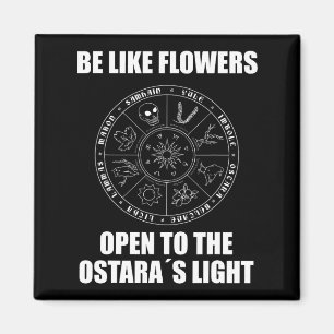Ostara Ostre Pagan Witchcraft Frühjahrsmond Magnet