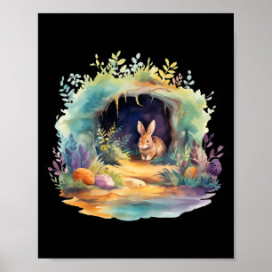 Ostara Ostre Pagan Witchcraft Frühjahrsmond Poster