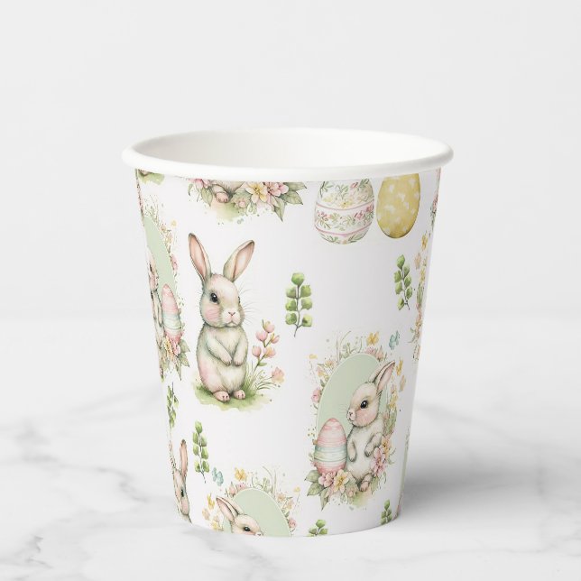 Ostara Rabbit Paper Cups Pappbecher (Vorderseite)