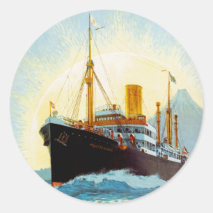 Ostasien Runder Aufkleber