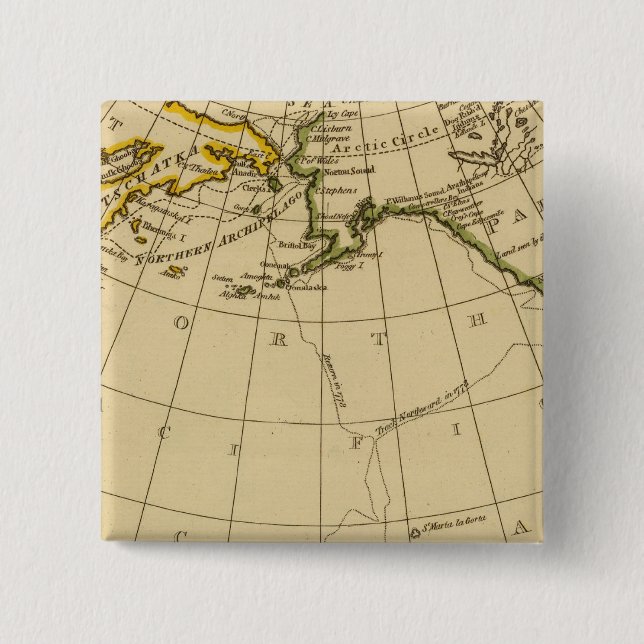 Ostasien, Westnordamerika Button (Vorderseite)