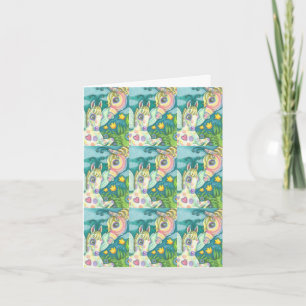OSTBABY, SPRINGPONY FAIRY GREETING CARD Verse Feiertagskarte