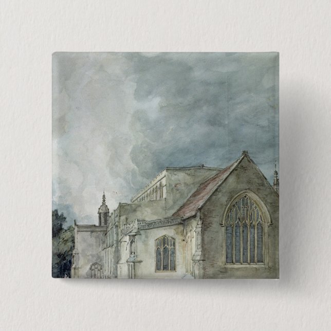 OstBergholt Kirche John Constables |, c.1805-11 Button (Vorderseite)
