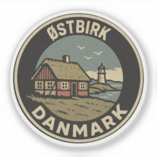 Østbirk, Dänemark Danmark Aufkleber