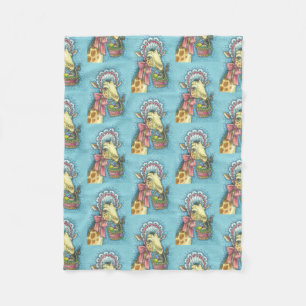 OSTBONNET GIRAFFE FLEECKEN BLANKET SM FLEECEDECKE