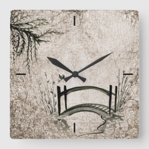 Ostbridge Wall Clock Quadratische Wanduhr