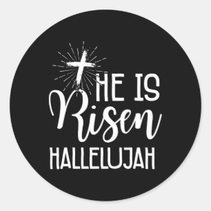 Ostchristen Jesus Er Ist Auferstanden Halleluja Mä Runder Aufkleber