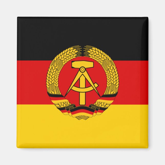 Ostdeutsche Flagge Magnet (Vorne)