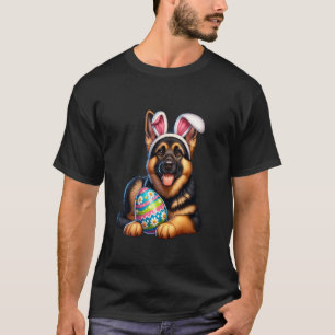 Ostdeutsche Schäferhund Liebhaber Hase Ei Eier Has T-Shirt