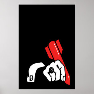 Ostdeutschland Anti-NATO-Plakat Poster