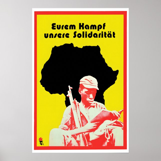 Ostdeutschland Propagandaplakat Unsere Solidarität Poster (Vorne)