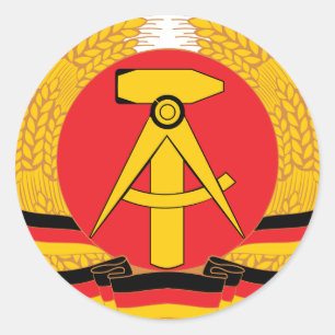 Ostdeutschland-Wappen Runder Aufkleber