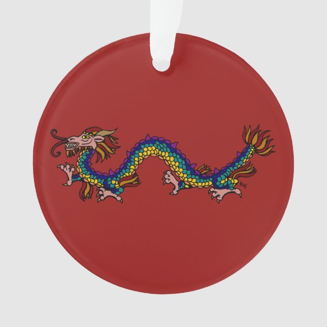Ostdrache Ornament (Vorderseite)