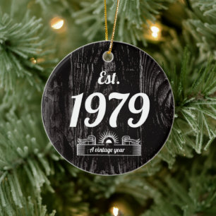 Osten 1979 ein Vintages Jahr Keramik Ornament