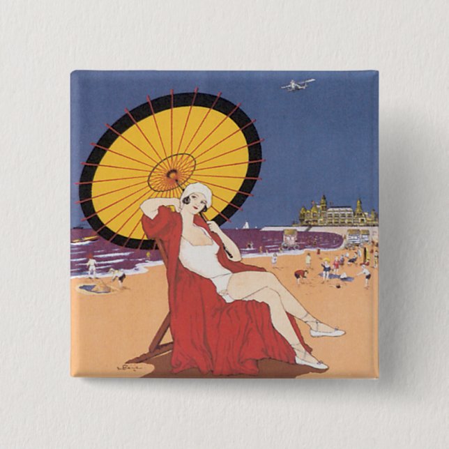 Ostende - Belgien Button (Vorderseite)