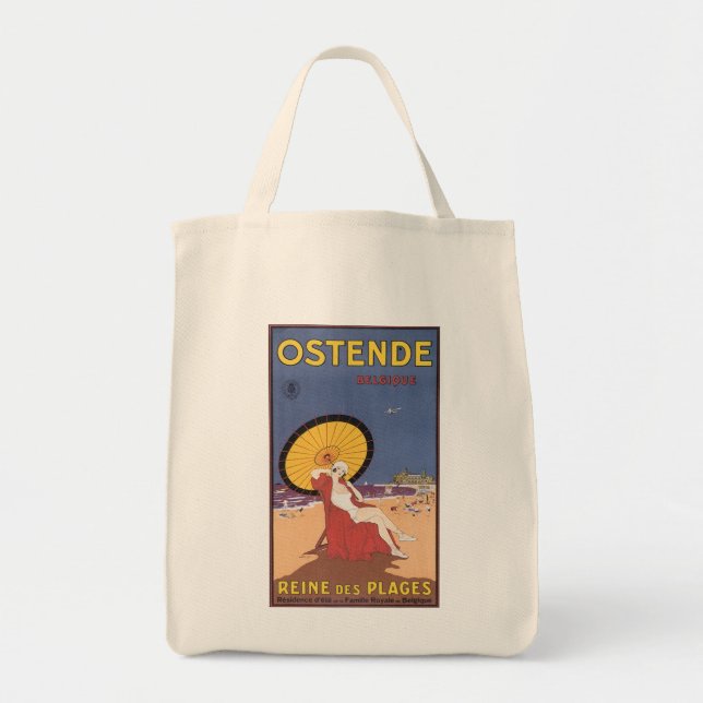 Ostende - Belgique Tragetasche (Vorne)