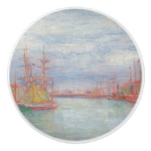 Ostende Harbor von James Ensor (1900)