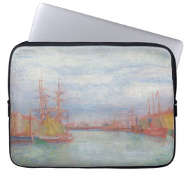 Ostende Harbor von James Ensor (1900) Laptopschutzhülle