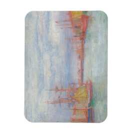 Ostende Harbor von James Ensor (1900) Magnet