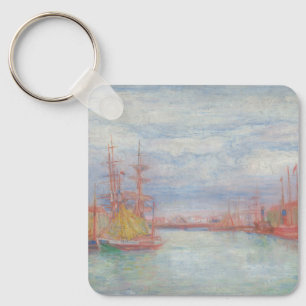 Ostende Harbor von James Ensor (1900) Schlüsselanhänger