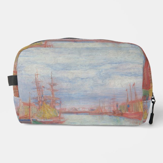 Ostende Harbor von James Ensor (1900) Waschbeutel (Vorderseite)