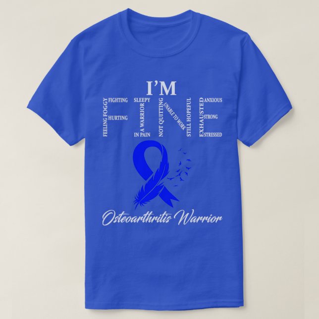 Osteoarthritis Warrior Im Fine T-Shirt (Design vorne)