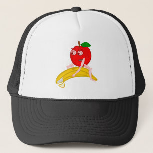 Osteopath Fruchtfunny Apple Straighting a Banana Truckerkappe