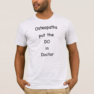 Osteopathen setzten tun in Doktor Mens Black Shirt