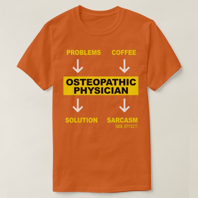 OSTEOPATHIC PHYSICIAN T-Shirt (Design vorne)