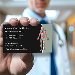 Osteopathische Medizin Klinik für Gefäßadern Visitenkarte