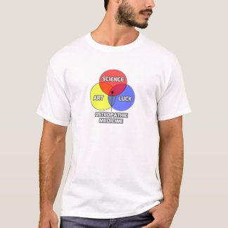 Osteopathische Medizin Science Art Luck T-Shirt