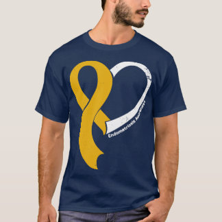 Osteosarcoma Awareness Hope Liebe Herz Ribbon Happ T-Shirt