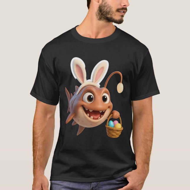 Oster-Anglerfisch T-Shirt (Vorderseite)