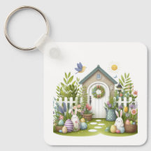 Oster-Anhänger Hase & Ei Frühhling Geschenk Schlüs