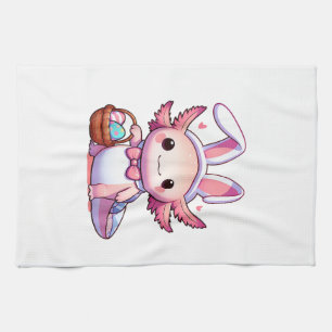 Oster Axolotl Hasenohren Eier T-Shirt Geschirrtuch