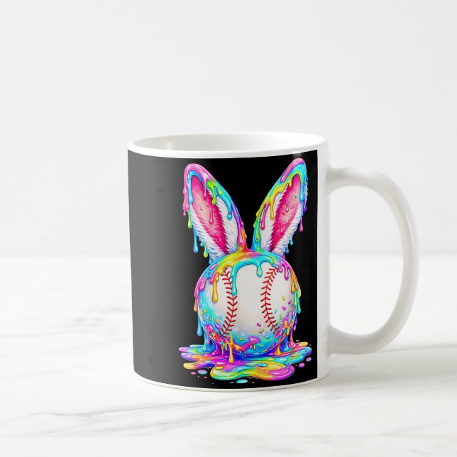 Oster Baseball Drip Osterhase Jungen Kinder Kaffeetasse (Rechts)