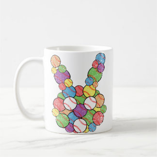 Oster Baseball Liebhaber Bunny Kopf Ball Eierjagd Kaffeetasse