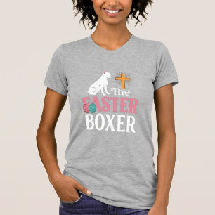 Oster-Boxer-Hund Vintage-Gravur-Shirt T-Shirt