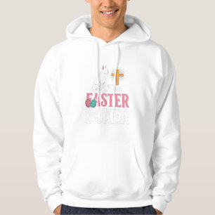Oster-Boxerhund-Vintage-Gravur-Shirt Hoodie