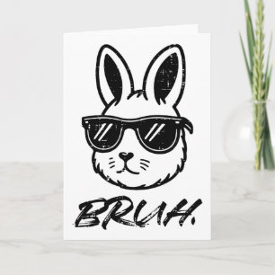 Oster-Bruh-Hase Single lustige Meme Männer Jungen Karte