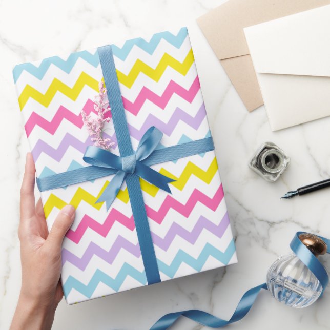 Oster-Chevron-Geschenkpapier Geschenkpapier (Schenken)