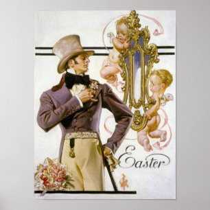 Oster-Cover von Beau Brummel, 1925 von Leyendecker Poster