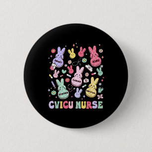 Oster Cvicu Herzkrankheit Kinderkrankheit Bunny Pe Button