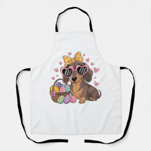 Oster-Dachshunde Süße Dachshund T-Shirt Schürze