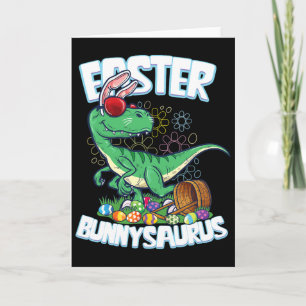 Oster-Dinosaurier-Shirt Hase Ei Jagd Kinder Jungen Karte